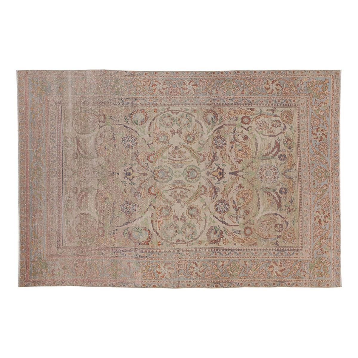 Vintage Large Rug, Oushak Area Rug 6' x 9'10" feet 183 x 300 cm