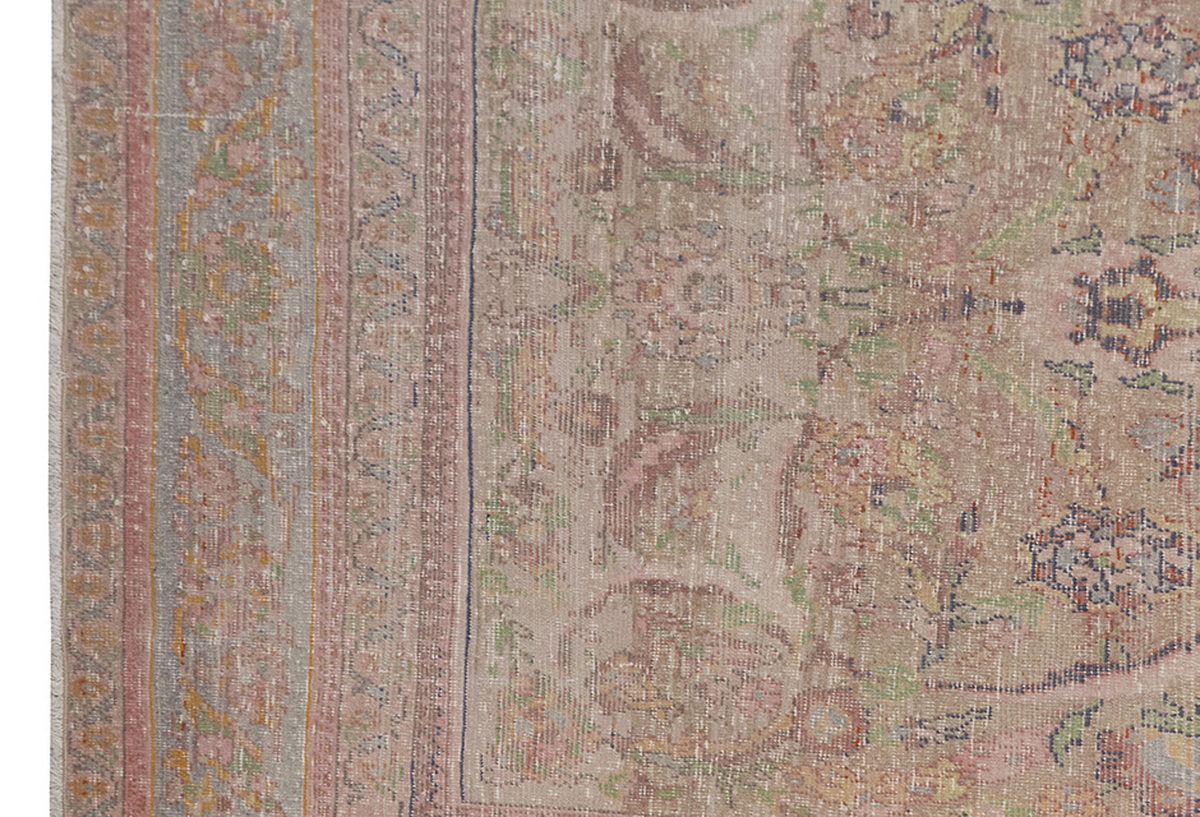 Vintage Large Rug, Oushak Area Rug 6' x 9'10" feet 183 x 300 cm