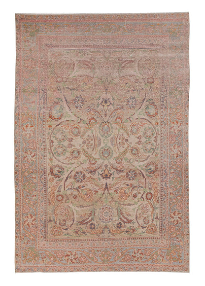 Vintage Large Rug, Oushak Area Rug 6' x 9'10" feet 183 x 300 cm