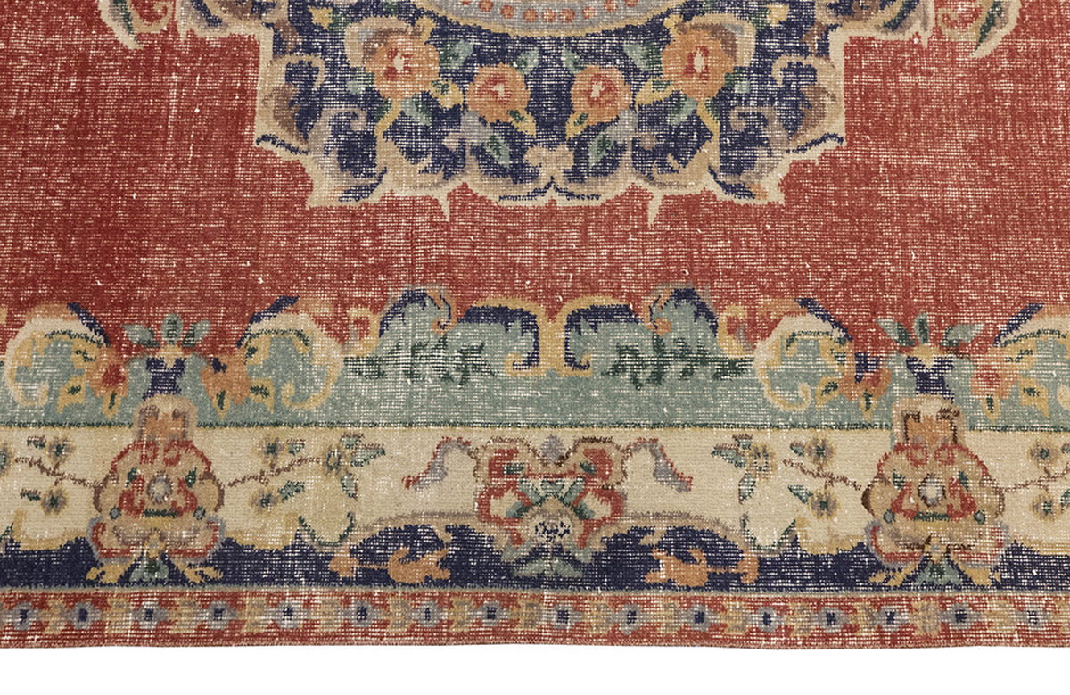 Vintage Large Rug, Oushak Area Rug 6'3" x 9'7" feet 190 x 292 cm