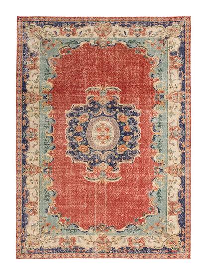Vintage Large Rug, Oushak Area Rug 6'3" x 9'7" feet 190 x 292 cm