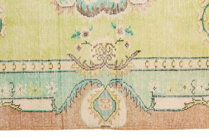 Vintage Large Rug, Oushak Area Rug 6'4" x 10'2" feet 192 x 310 cm