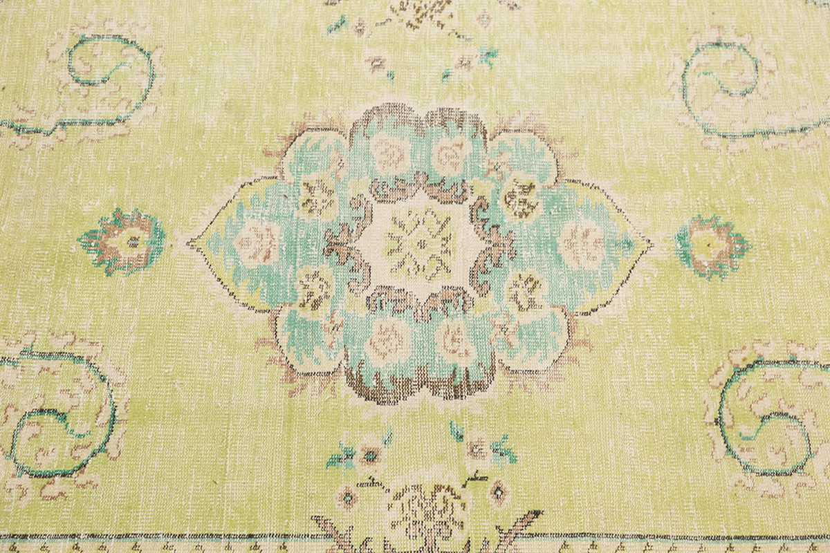 Vintage Large Rug, Oushak Area Rug 6'4" x 10'2" feet 192 x 310 cm