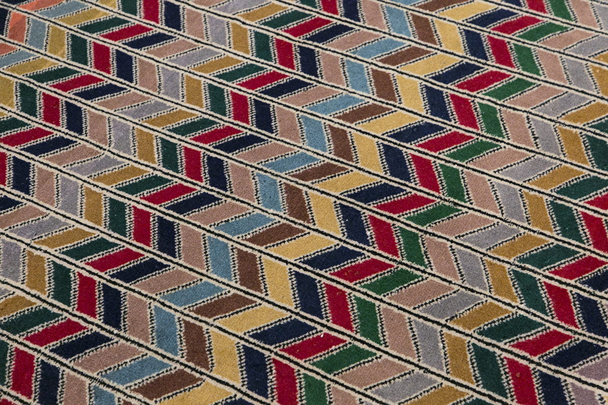 Vintage Large Rug, Oushak Area Rug 6'4" x 11'4" feet 193 x 345 cm