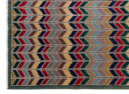 Vintage Large Rug, Oushak Area Rug 6'4" x 11'4" feet 193 x 345 cm