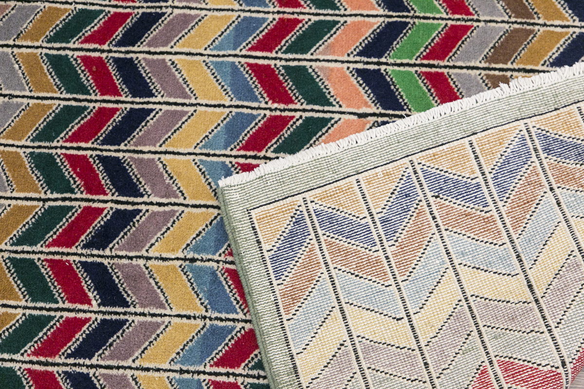 Vintage Large Rug, Oushak Area Rug 6'4" x 11'4" feet 193 x 345 cm