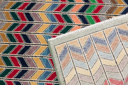 Vintage Large Rug, Oushak Area Rug 6'4" x 11'4" feet 193 x 345 cm