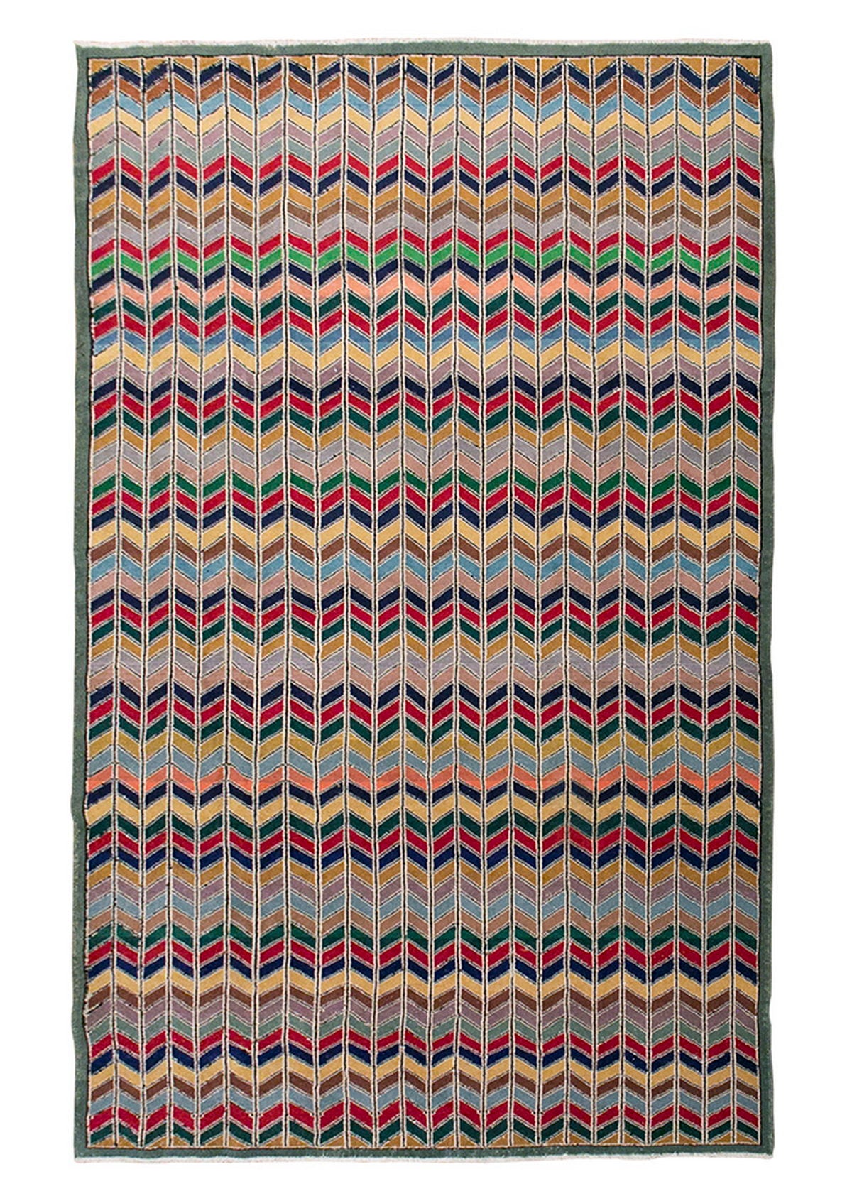 Vintage Large Rug, Oushak Area Rug 6'4" x 11'4" feet 193 x 345 cm