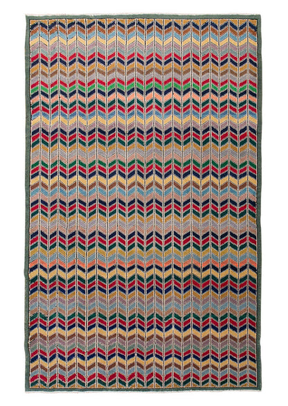 Vintage Large Rug, Oushak Area Rug 6'4" x 11'4" feet 193 x 345 cm