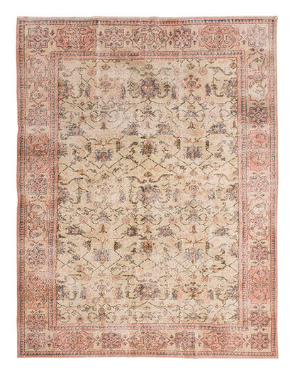 Vintage Large Rug, Oushak Area Rug 6'5" x 9'11" feet 196 x 301 cm