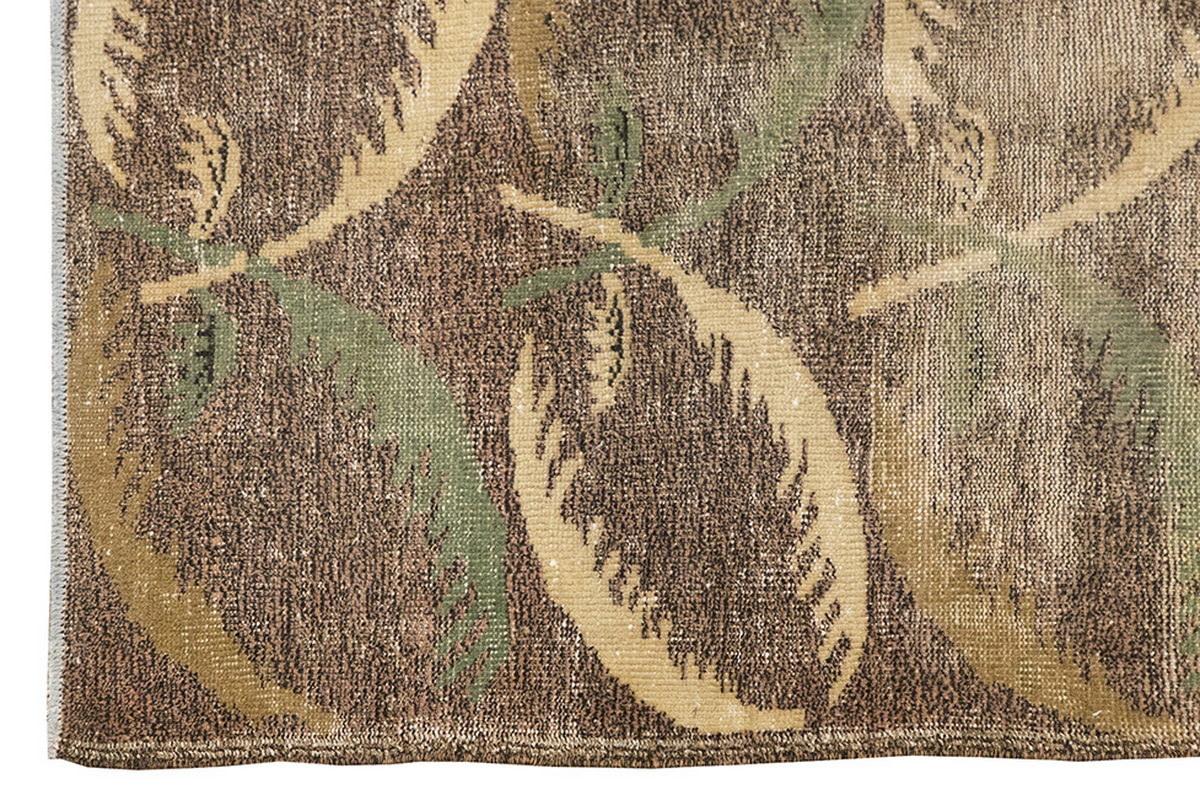Vintage Large Rug, Oushak Area Rug 6'6" x 7'5" feet 197 x 225 cm