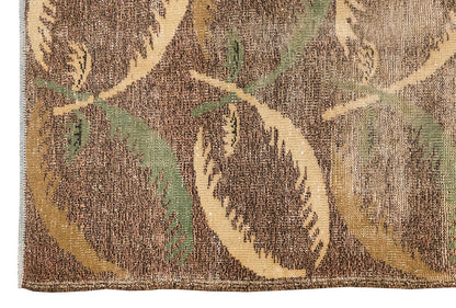 Vintage Large Rug, Oushak Area Rug 6'6" x 7'5" feet 197 x 225 cm