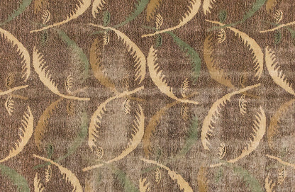 Vintage Large Rug, Oushak Area Rug 6'6" x 7'5" feet 197 x 225 cm