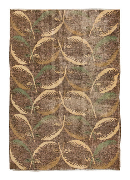 Vintage Large Rug, Oushak Area Rug 6'6" x 7'5" feet 197 x 225 cm