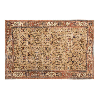 Vintage Large Rug, Oushak Area Rug 6'6" x 9'10" feet 198 x 300 cm