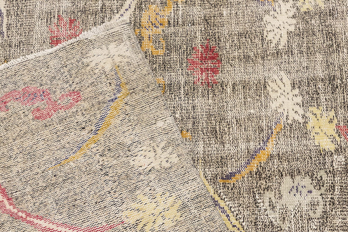 Vintage Large Rug, Oushak Area Rug 6'7" x 9'4" feet 200 x 285 cm