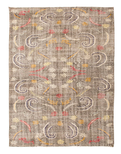Vintage Large Rug, Oushak Area Rug 6'7" x 9'4" feet 200 x 285 cm