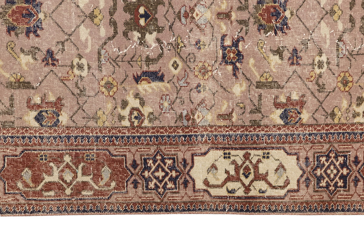 Vintage Large Rug, Oushak Area Rug 6'8" x 9'9" feet 202 x 298 cm