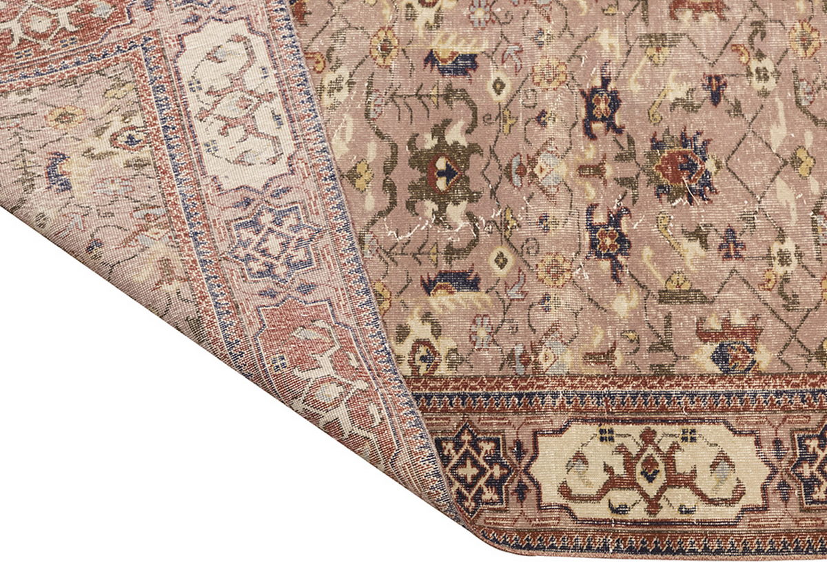 Vintage Large Rug, Oushak Area Rug 6'8" x 9'9" feet 202 x 298 cm