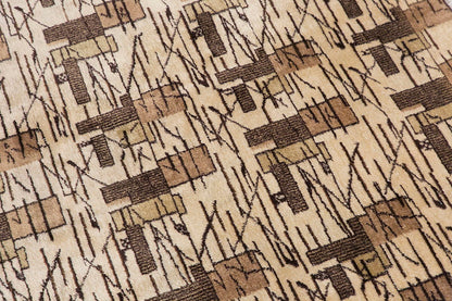 Vintage Large Rug, Oushak Area Rug 6'9" x 7'11" feet 205 x 242 cm