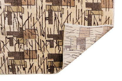 Vintage Large Rug, Oushak Area Rug 6'9" x 7'11" feet 205 x 242 cm