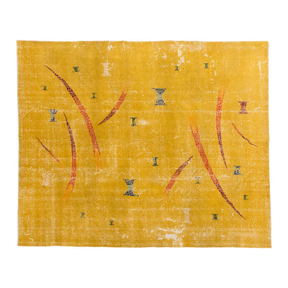 Vintage Large Rug, Oushak Area Rug 6'9" x 9'9" feet 205 x 296 cm