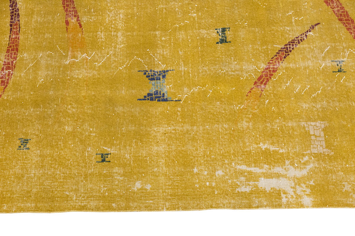 Vintage Large Rug, Oushak Area Rug 6'9" x 9'9" feet 205 x 296 cm