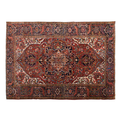 Vintage Large Rug, Oushak Area Rug 7'10" x 11'2" feet 240 x 340 cm