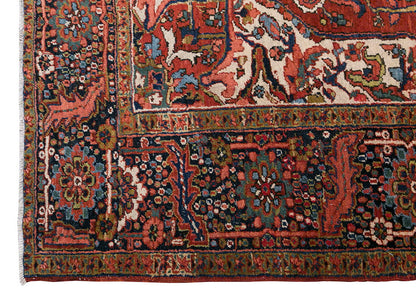Vintage Large Rug, Oushak Area Rug 7'10" x 11'2" feet 240 x 340 cm