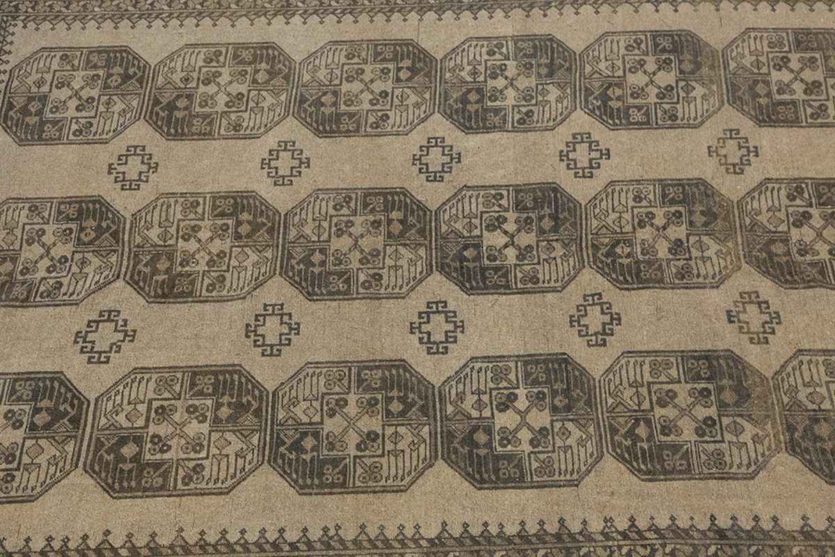Vintage Large Rug, Oushak Area Rug 7'3" x 10' feet 222 x 305 cm