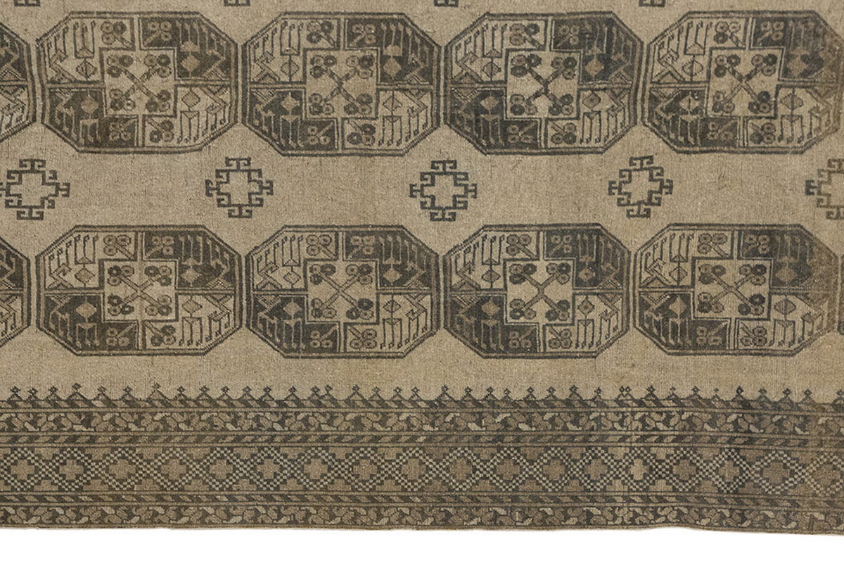 Vintage Large Rug, Oushak Area Rug 7'3" x 10' feet 222 x 305 cm
