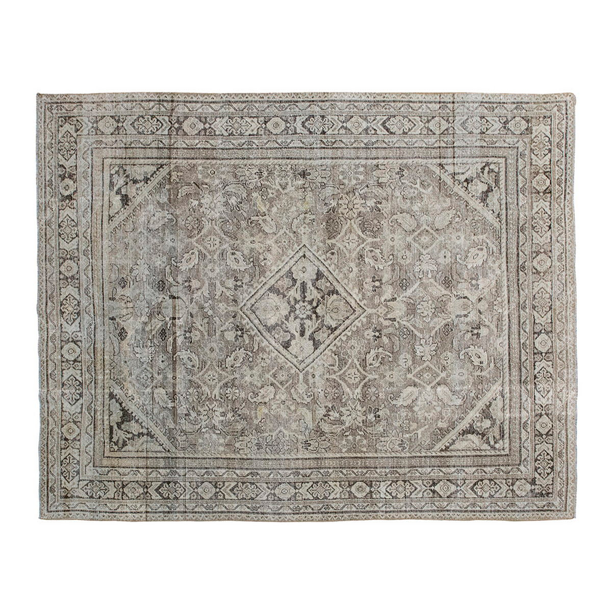 Vintage Large Rug, Oushak Area Rug 7'5" x 10'2" feet 225 x 310 cm