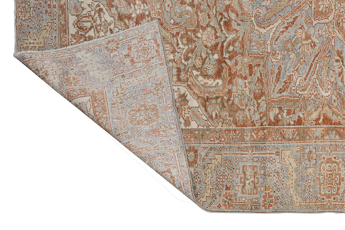 Vintage Large Rug, Oushak Area Rug 7'5" x 11'4" feet 227 x 345 cm