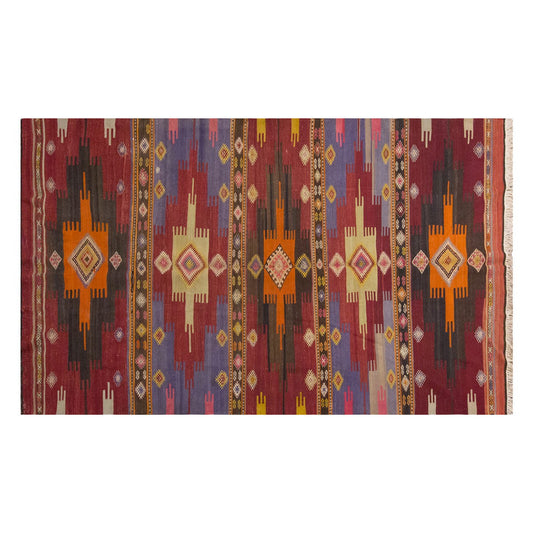Vintage Large Sivas Kilim, 178 x 364 cm / 6 x 12 ft Kilim