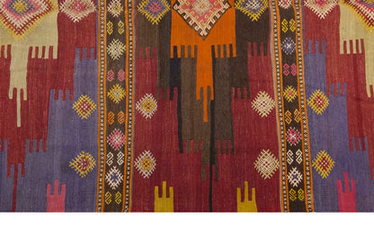 Vintage Large Sivas Kilim, 178 x 364 cm / 6 x 12 ft Kilim