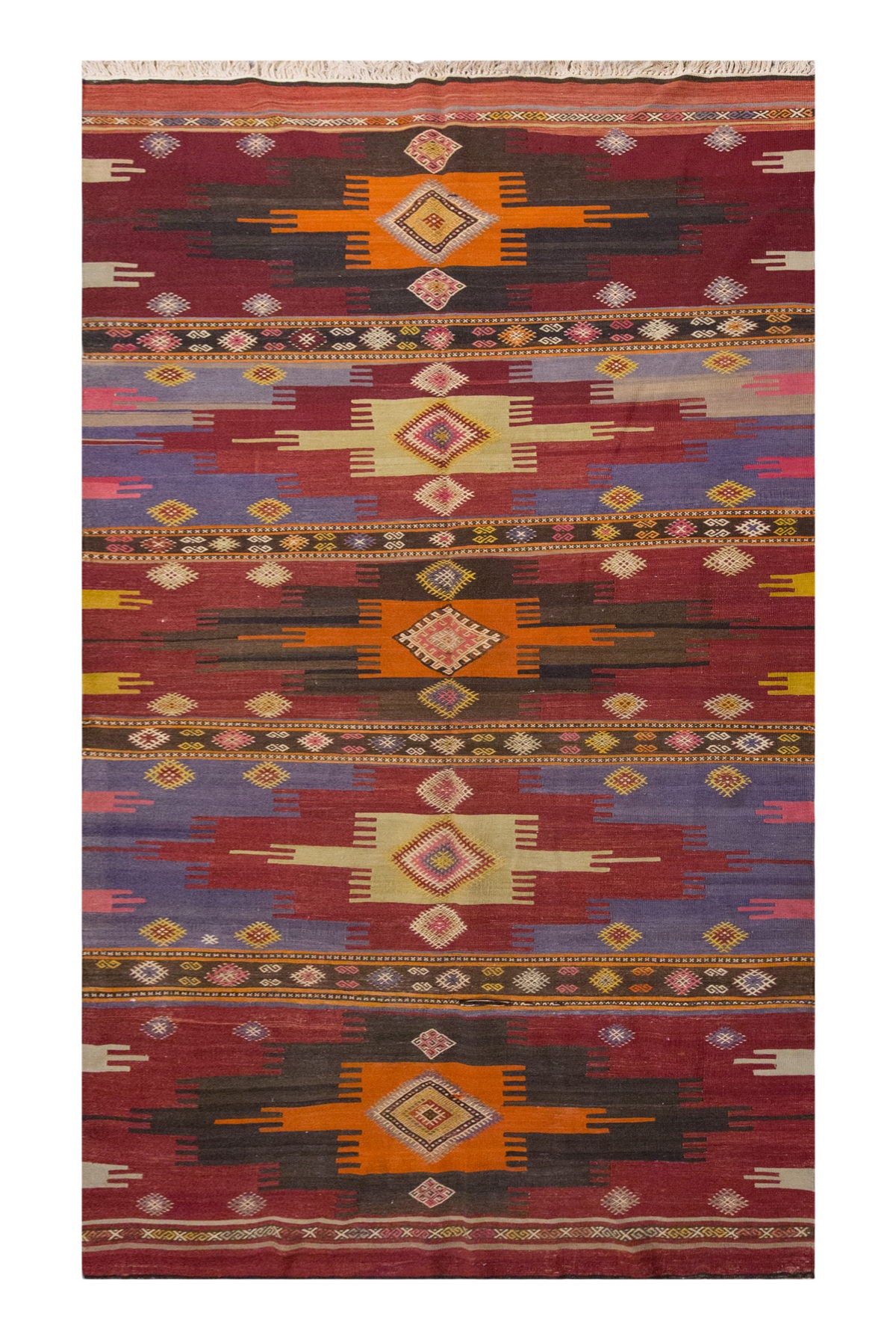 Vintage Large Sivas Kilim, 178 x 364 cm / 6 x 12 ft Kilim