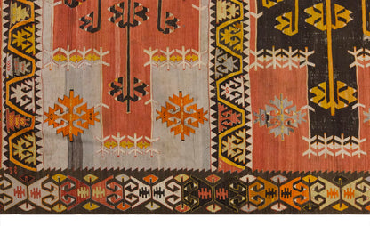 Vintage Large Sivas Kilim, 191 x 374 cm / 6.3 x 12.3 ft Kilim