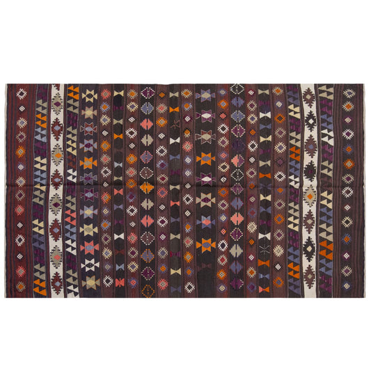 Vintage Large Toros Mountain Kilim, 163 x 269 cm / 5.4 x 9 ft Kilim