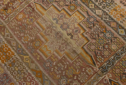 Vintage Large Turkish Kilim, 174 x 406 cm / 5.9 x 13.4 ft Kilim