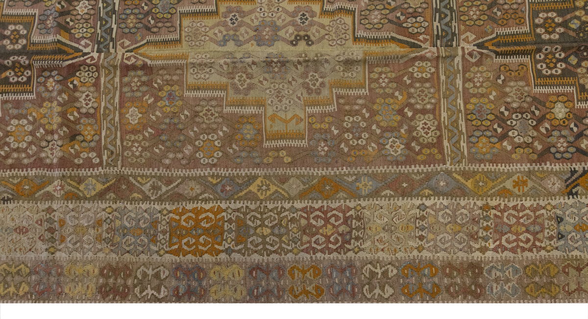 Vintage Large Turkish Kilim, 174 x 406 cm / 5.9 x 13.4 ft Kilim