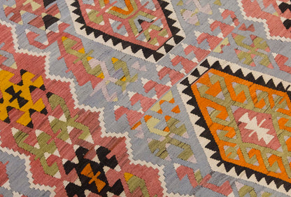 Vintage Large Uşak Eşme Kilim, 162 x 326 cm / 5.4 x 10.8 ft Kilim