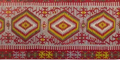 Vintage Large Uşak Eşme Kilim, 164 x 296 cm / 5.5 x 9.9 ft Kilim