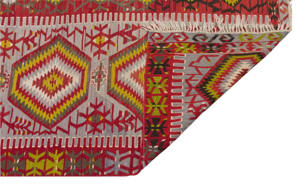 Vintage Large Uşak Eşme Kilim, 164 x 296 cm / 5.5 x 9.9 ft Kilim
