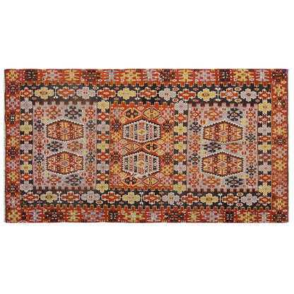 Vintage Large Uşak Eşme Kilim, 166 x 306 cm / 5.5 x 10 ft Kilim