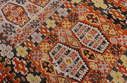 Vintage Large Uşak Eşme Kilim, 166 x 306 cm / 5.5 x 10 ft Kilim