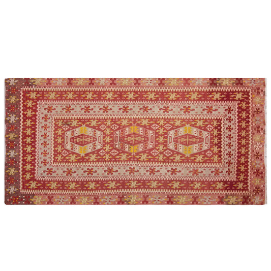 Vintage Large Uşak Eşme Kilim, 170 x 336 cm / 5.7 x 11 ft Kilim