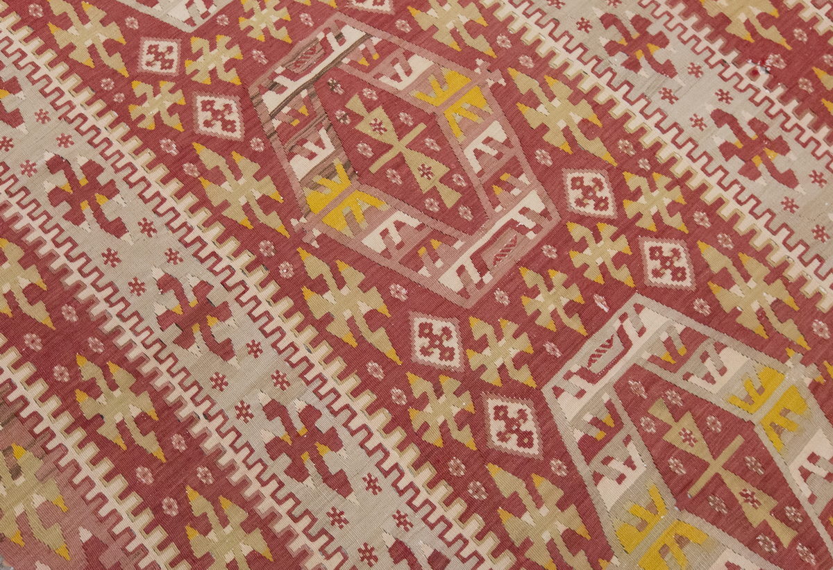 Vintage Large Uşak Eşme Kilim, 170 x 336 cm / 5.7 x 11 ft Kilim