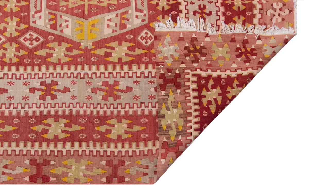 Vintage Large Uşak Eşme Kilim, 170 x 336 cm / 5.7 x 11 ft Kilim