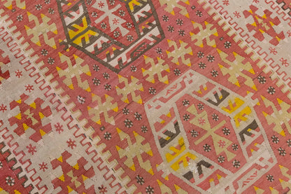 Vintage Large Uşak Eşme Kilim, 174 x 308 cm / 5.9 x 10.1 ft Kilim