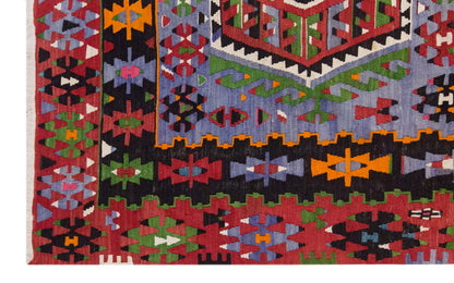 Vintage Large Uşak Eşme Kilim, 174 x 318 cm / 5.9 x 10.5 ft Kilim